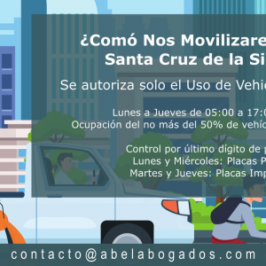 ¿Comó nos movilizaremos en Santa Cruz de la Sierra?