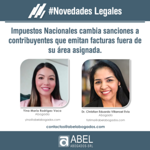 Impuestos Nacionales cambia sanciones a contribuyentes que emitan facturas fuera de su área asignada.