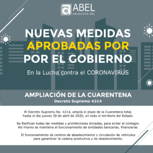 AMPLIACION DE LA CUARENTENA