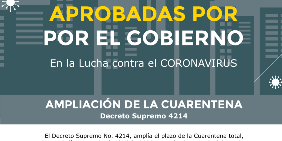 AMPLIACION DE LA CUARENTENA