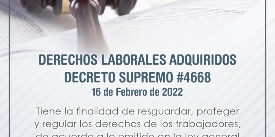 DERECHOS LABORALES ADQUIRIDOS DERECHOS LABORALES ADQUIRIDOS